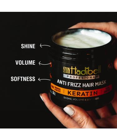 Keratin Hair Treatment & Mask for Damaged Hair - Anti Frizz Serum & Deep Conditioning - Salon Quality 13 oz - Buy Online on GoSupps.com