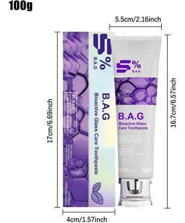  Zasdvn Toothpaste For Sensitive Teeth - 100g Stain Removal Refresher Toothpaste Gum Care | For Home Travel Wedding Meeting Business Event Social Holiday - Buy Online on GoSupps.com