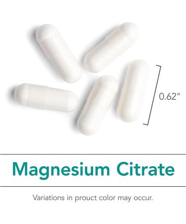 NutriCology Magnesium Citrate 180 Vegetarian Capsules - Bone & Stress Support - Buy Online on GoSupps.com