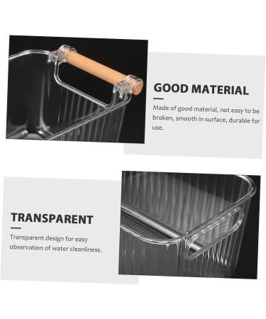 Beavorty Nail Art Accessory Nail Salon Supplies Soaking Container Nail Bowl soak Nail Art soak Bowl Manicure Bowl Nail Art Bowls Nail Bowls Pill Box Storage Box The pet Hand Manicure Tools 28x15.5cm Transparent - Buy Online on GoSupps.com