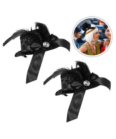 Elegant 2pcs Fascinator Hats | Pillbox Hair Clips for Weddings Parties & Celebrations | Flower Veil & Mesh Headbands - Buy Online on GoSupps.com