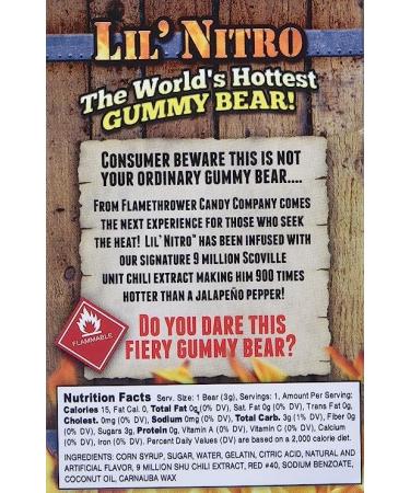 Lil' Nitro The World's Hottest Gummy Bear - Buy Online on GoSupps.com