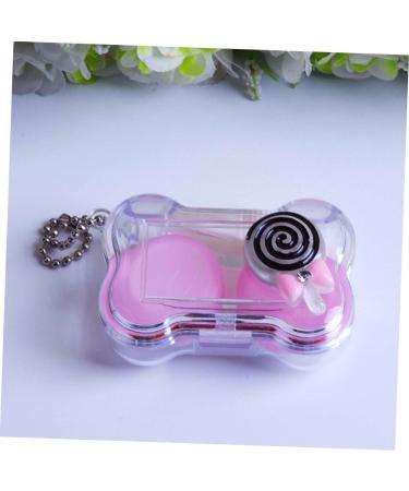 Solustrie Contact Lens Container with Makeup Mirror - Portable Lens Holder for Outdoor Use | Travel-Friendly Plastic Case - Buy Online on GoSupps.com