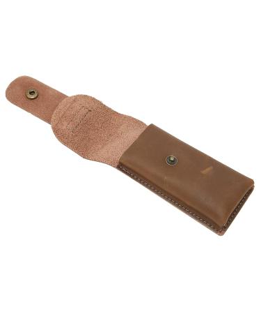 Portable Cowhide Razor Travel Bag | Protective Leather Case for Safety Razor | Old-Fashioned Design | International Shipping - Buy Online on GoSupps.com
