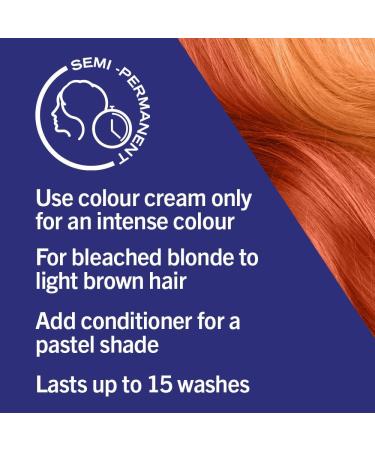 Schwarzkopf LIVE Ultra Brights Orange Hair Dye - Semi-Permanent Colourant Kit - Up to 15 Washes - Buy Online on GoSupps.com