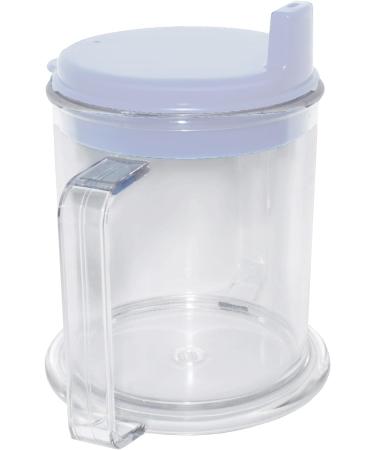 Set of 6 White Spouted Lids for Clear Cups - Rehabilitation Advantage - Buy Online on GoSupps.com