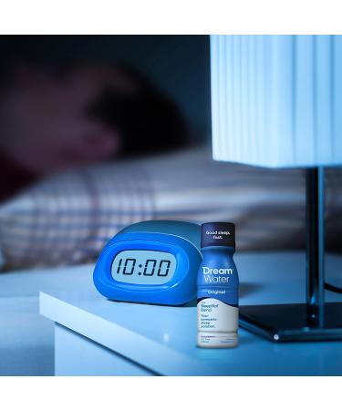Dream Water Sleep Aid Drink - Melatonin 5mg, GABA, 5-HTP, Natural Flavors - 12-Count Snoozeberry Liquid Shots - Buy Online on GoSupps.com