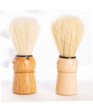 Beavorty Beard Brush Set - 4 Pieces Shaving Brushes & Bowl for Men | Wooden Handle Travel Razor | Perfect Male Gifts for Salon & Hairdresser - Buy Online on GoSupps.com