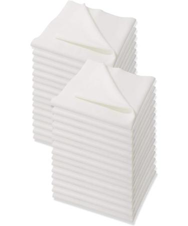 AAwipes Eyeglasses Cleaning Cloths Microfiber Lens Cleaning Cloths for Eyeglasses Optical Grade Lens - white 230GSM - 6x7 - 30  Pack