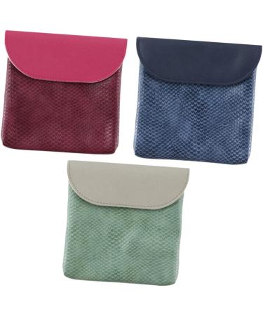 Healeved 9 STK Compact Tampon & Sanitary Holder Bags - Women's Storage Solution for Daily Use - Travel-Ready Coin Bags - Color-Sorted 13x13cm (3pcs) - Buy Online on GoSupps.com