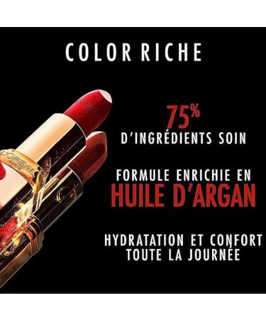 L'Or al Paris Color Riche Satin Smooth Lipstick Moisturising Pure Pigment Lip Colour With Omega 3 & Vitamin E 303 Rose Tendre 303 Rose Tendre 1 count (Pack of 1) - Buy Online on GoSupps.com