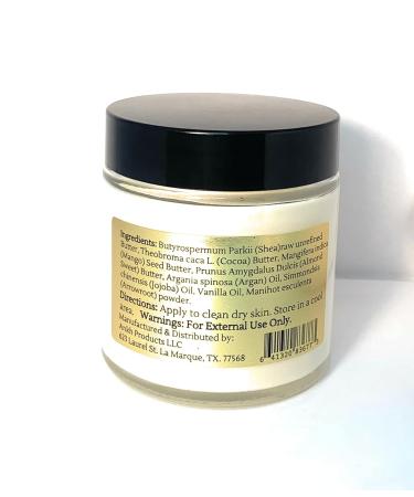 Argan Body Butter - Supreme Moisturizer for Silky Glowing Skin (4oz) | Nutrient-Rich with Vitamins & Minerals - Shop Internationally - Buy Online on GoSupps.com