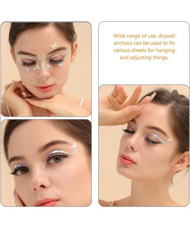  Didiseaon Didiseaon 12 Sheets Temporary Eyeliner Glitter Star Decal Flash Costume Glitter Eyeshadow Glitter Clings Costume Body - Buy Online on GoSupps.com