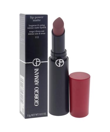 Giorgio Armani Lip Power - Long-Lasting Matte Lipstick 112 Stylish for Women | 0.11 oz | Shop Now - International Shipping Available - Buy Online on GoSupps.com