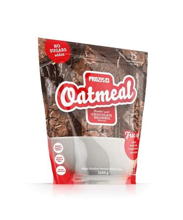 Prozis Oatmeal - Avoine compl te 1 250 g Brownie au Chocolat C r ales Riches en Prot ines Glucides de Haute Qualit & Fibres Rassasiantes Adapt aux V g tariens