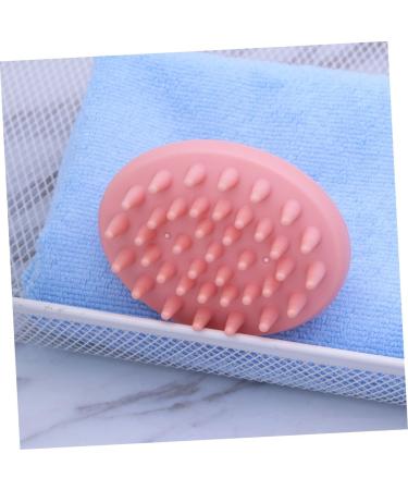 Partykindom 3-in-1 Shower Hairbrush & Scalp Massager for Hair Growth - Pink Shampoo Brush with Automatic Massage Function - Buy Online on GoSupps.com