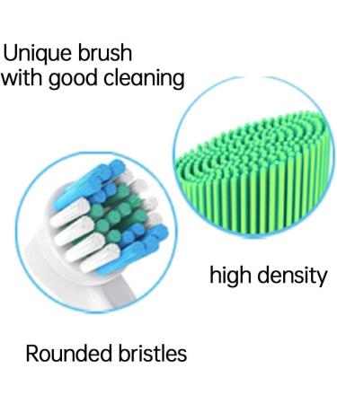 WuYan 8pcs Oral B Replacement Brush Heads - Dual Clean Plaque Precision for Electric Toothbrush - Gentle on Sensitive Gums - Buy Online on GoSupps.com