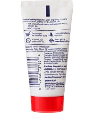 Eucerin Dry Skin Therapy Original Moisturizing Lotion 1 Fl. Oz. (3 Pack Value Bundle) by Eucerin - Buy Online on GoSupps.com