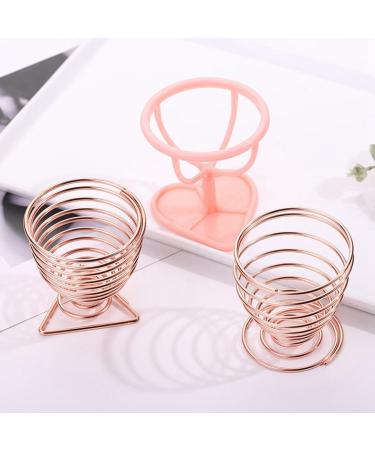 Rose Gold Beauty Sponge Holders - Set of 6 Pink Carbon Steel Organizers for Makeup Sponges - Buy Online on GoSupps.com