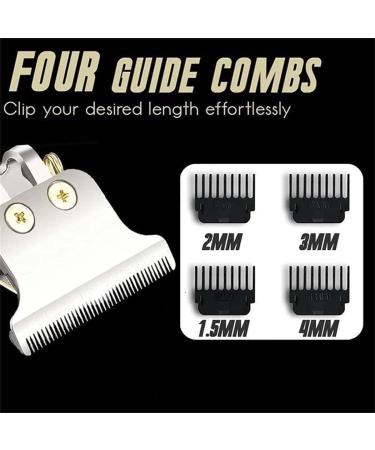 Yamloveme Trimmer Yamloveme Professional Cordless Hair Clipper Waterproof USB Charging Electric Razor Shavers Zero Gapped T Blade Liners Grooming Hair Cutting Kit with Guide Combs (2PCS-C) - Buy Online on GoSupps.com