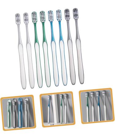 Beavorty 8-Piece Manual Toothbrush Set | Reduce Tooth Spots | Portable & Household Use | Large Head for Camping - Buy Online on GoSupps.com