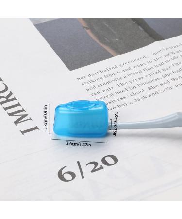 Sliverdew 5 Pcs Toothbrush Cover Caps - Portable Travel Holder for Home, Office, Hotel & Outdoor Use - Buy Online on GoSupps.com