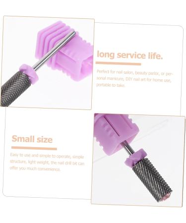 FRCOLOR Nail Drill Bits Manicure Nail Bits Safety Bits for Nail Drill Carbide Drill Bits for Nails Cuticle Nail Drill Bit Acrylic Drill Bits Nail Supplies Electric Tungsten Steel 0.6x0.6x4.2cm As Shown1 - Buy Online on GoSupps.com
