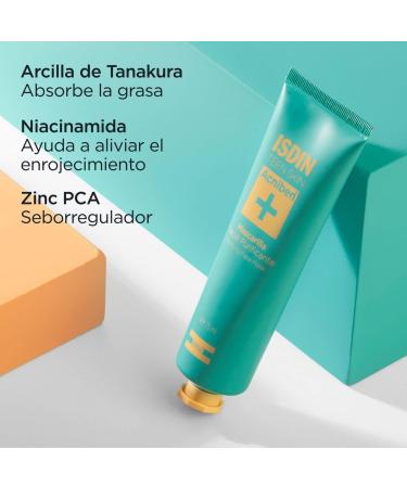 ISDIN Acniben Purifying Face Mask Hygiene for the routine of oily and/or acne-prone skin 75ml - Buy Online on GoSupps.com