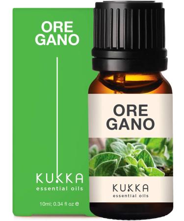 Kukka Oregano Essential Oil - Pure & Natural Oregano Oil for Diffuser Aromatherapy, Bath Bombs, Soaps and Candles - 10ml Oregano 0.34 Fl Oz (Pack of 1)