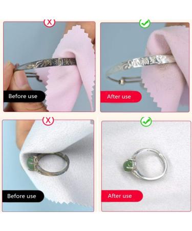 Purest Spring Cleaning & Polishing Cloths for Silver & Gold | Sterling Silver Jewelry Tarnish Remover (Large & Small - Buy Online on GoSupps.com