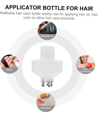 Bouteille De Teinture Pour Cheveux Flacon Applicateur Vide Plastique Transparent Blanc Pr cision Distribution Soins Capillaires Professionnel Usage Salon - Buy Online on GoSupps.com