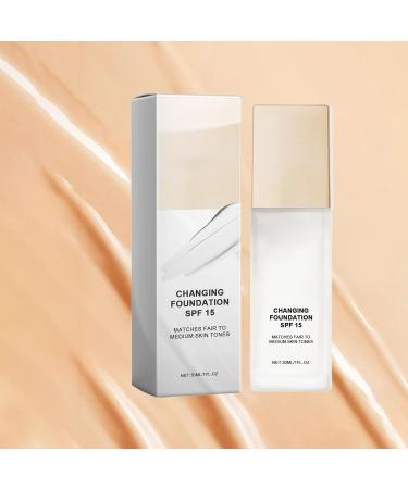  Generisch Color Changing Foundation Matching Foundation | 30ml Matching Foundation Liquid Concealer for Women Tinted Moisturizer - Buy Online on GoSupps.com