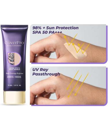 Flysmus Body Concealer Tattoo Concealer Long Lasting Waterproof Full Coverage Tattoo Concealer - Buy Online on GoSupps.com