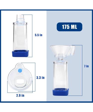 Anti-Static Flow-Vu Aero Spacer Chamber for Child | Includes Mask and Cap for Optimal Inhaler Use - Buy Online on GoSupps.com