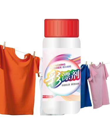 Color Safe Bleach Liquid Stain Removal Bleach Concentrated Formulas | Fast Dissolving Cleaning Supplies 120g Brightening Formula for Home and Hotels Rowces