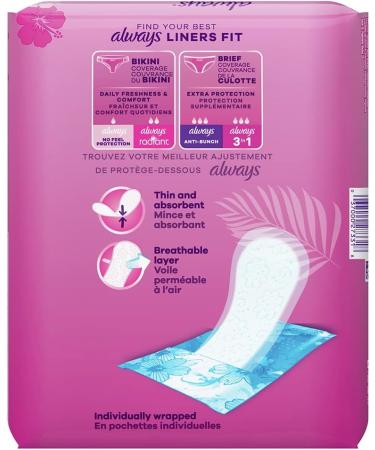 Always Radiant Overnight Feminine Pads Size 5 - 26 ct, Extra Heavy Nighttime with Wings, Scented - Buy Online on GoSupps.com