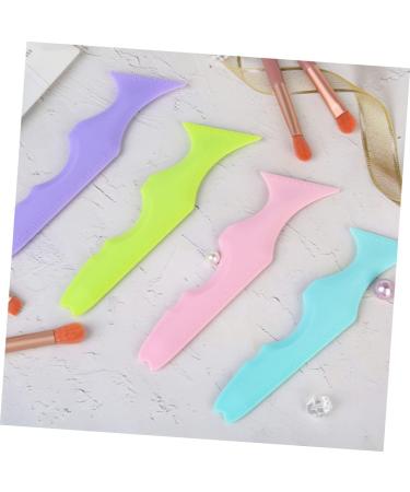 Ipetboom 4 Pcs Silicone Beauty Ruler Eyeliner Pencil Eyelash Guide Shield Eyebrow Guide Stencils Safety Mask - Buy Online on GoSupps.com
