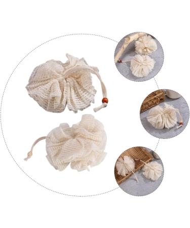 Buy Hemoton 8 pcs Foaming Net Loofah Bath Scrub Sponge Massage & Shower Pouf for Deep Cleansing | International Shipping Available - Buy Online on GoSupps.com