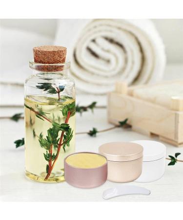 12 pcs Aluminum Jar Candle Cans - 50ml Travel Cream Tins with Lid & Stickers for Lip Balm & Cosmetics - Buy Online on GoSupps.com