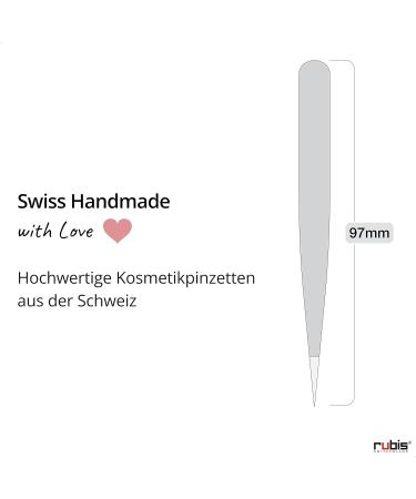 Rubis Splinter Tweezers - Gold-Plated Precision Tweezers for Splinters & Ingrown Hairs - Pointed Tweezers for Accurate Removal - Buy Online on GoSupps.com