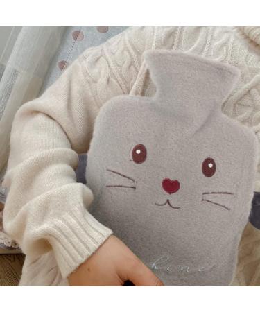 Large 2L Rubber Heat Bottle with Soft Cat Cover | Pain Relief for Belly Back & Legs | Ideal Gifts for Family & Friends - International Shipping - Buy Online on GoSupps.com