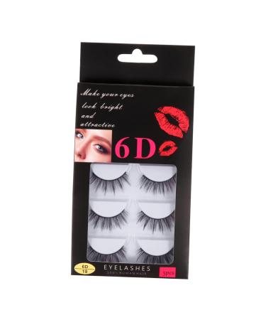 DOITOOL 5 Pairs False Eyelashes Eyelash Fake Eyelashes Fake Lashes Fluffy Volume Lashes 3d Eyelashes Elf Eyelashes Voluminous Eyelashes Handmade Eyelashes Hair Eyelashes