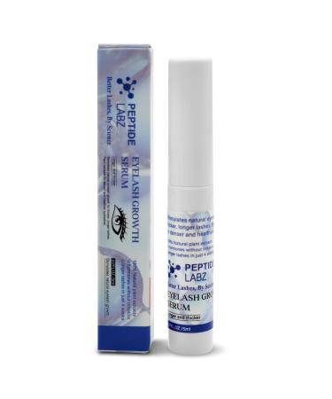 Eyelash Growth Serum Myristoyl Pentapeptide-4 Diaminopyrimidine Oxide Boosts Lash Length Density & Strength Supports Fuller Thicker Eyelashes Naturally 5ml - Buy Online on GoSupps.com