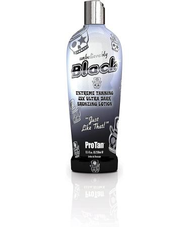 PRO TAN SUNBED TANNING LOTION - UNBELIEVABLY BLACK 250ml - Buy Online on GoSupps.com