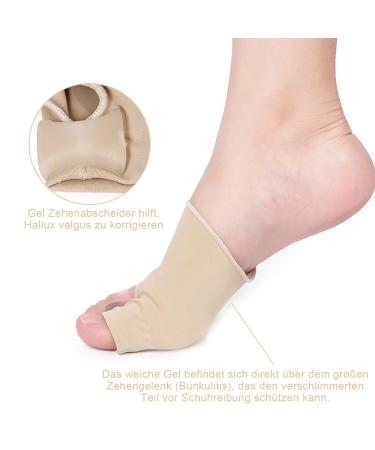 Yanyxr Hallux Valgus Correction - Silicone Gel Pads Bunion Corrector & Pain Relief - Adjustable Bandage for Hallux Valgus - 1 Pair - Buy Online on GoSupps.com