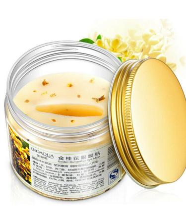 BIOAQUA Gold Osmanthus Lemon Eye Mask 80 Pcs Women Collagen Gel Protein Nourishing