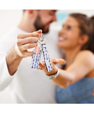 10-Piece Lipstick Keychain Holder Set with Wrist Lanyard - Stylish and Practical Keychain Holders - Buy Online on GoSupps.com