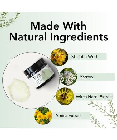 Intense Hemorrhoid Treatment Cream & Fissure Ointment - 100% Natural, Organic Lavender, Arnica, Witch Hazel - Fast Healing, Maximum Strength - Best with Thena Sitz Bath Soak - Buy Online on GoSupps.com