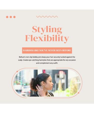 200 Brown Bobby Pins with Storage Box - Kirby Hair Grips for Hair Styling - 5.5cm/2.2 in - Ideal for Girls, Women, and Hair Salons - Buy Online on GoSupps.com