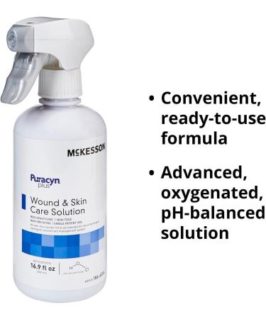 McKesson Puracyn Plus Wound & Skin Care Solution, 16.9 fl oz - 1 Count | Irrigation Solution - Buy Online on GoSupps.com